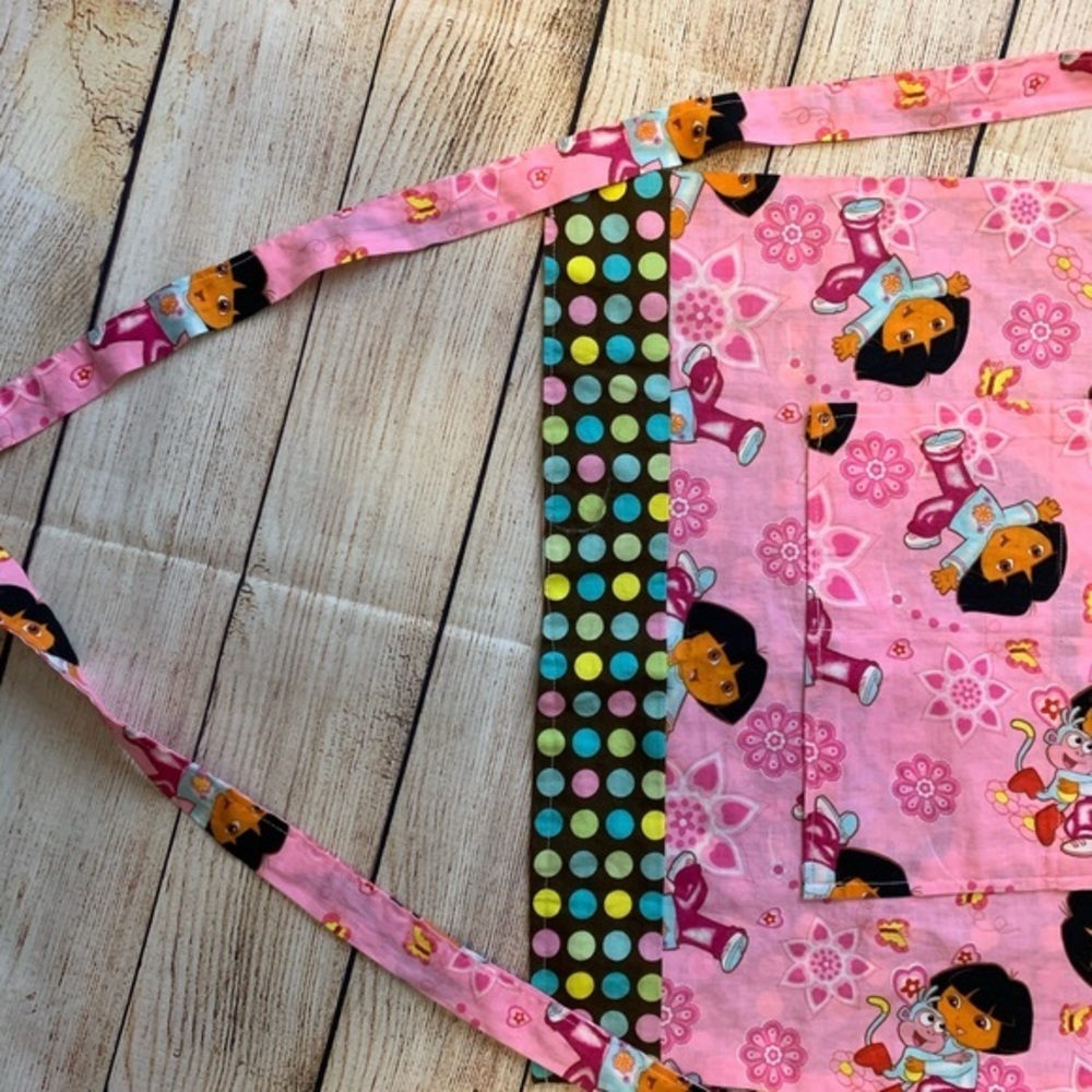 Dora the Explorer Reversible Apron Nick Jr. Kids - Picture 3 of 5